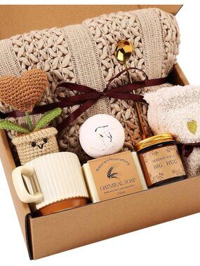 Get Well Soon Gift Baskets for Women Self Care Gifts, Spa Care Package After Sur
